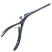 Cottle Nasal Speculum With Extra-Long 90mm Blades Tapered From 8mm To 10mm Wide, Overall Length 5 1/8" (13cm), With Set Screw On Side, Working Length Is 3 1/2" (90mm) 